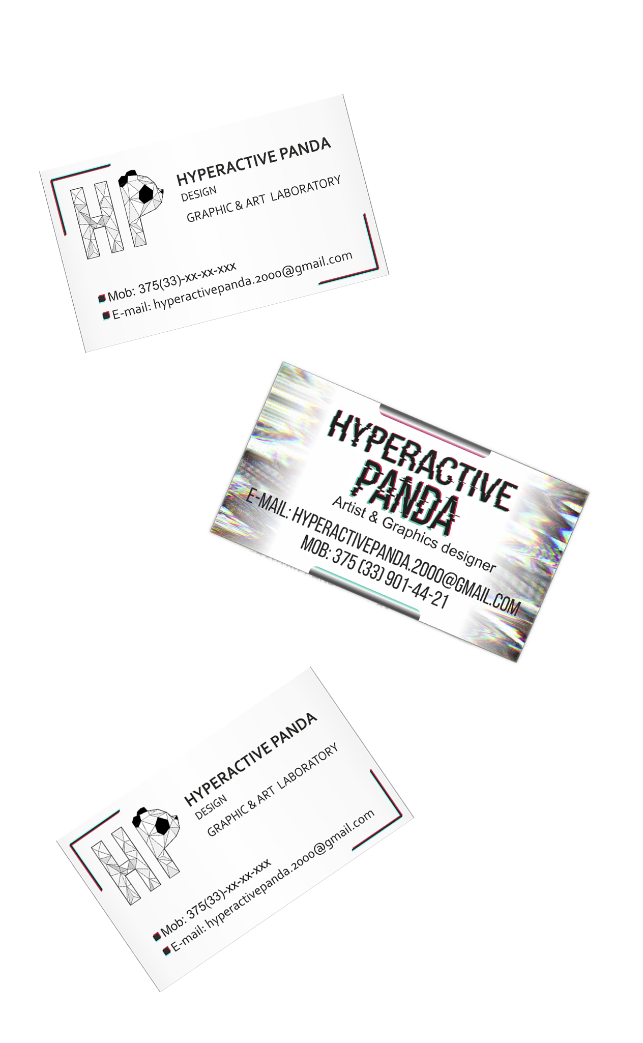 Animated business cards